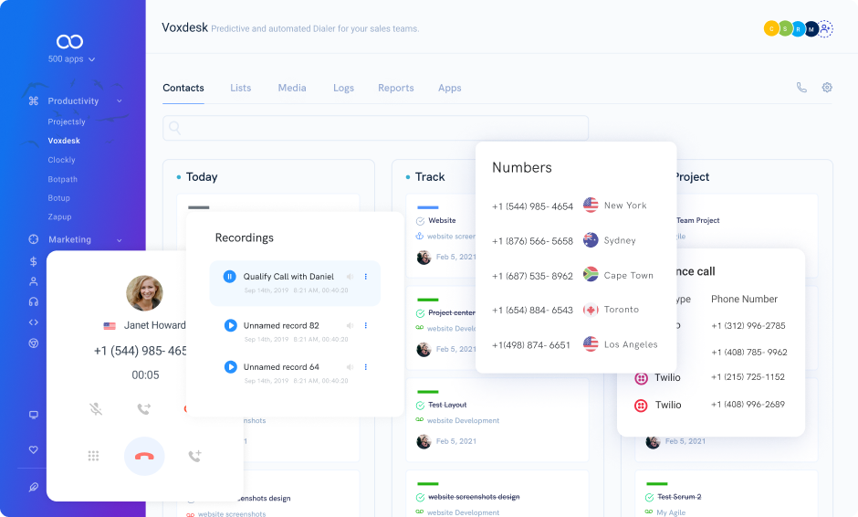 Auto Dialer Software leave note