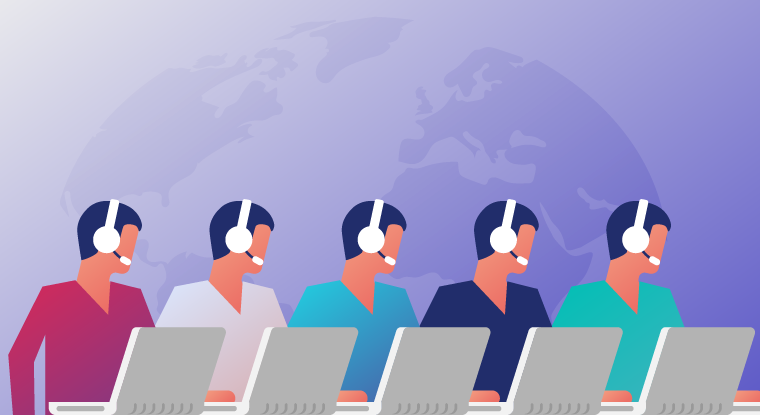 inside sales contact call center